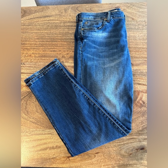 Kut from the Kloth Womens Boyfriend Jeans Mid Rise Denim Stretch Blue Size 10 - Picture 2 of 6
